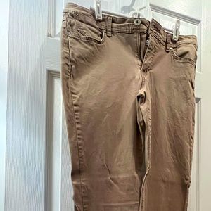 Bandolino baby boot leg tan khakis.